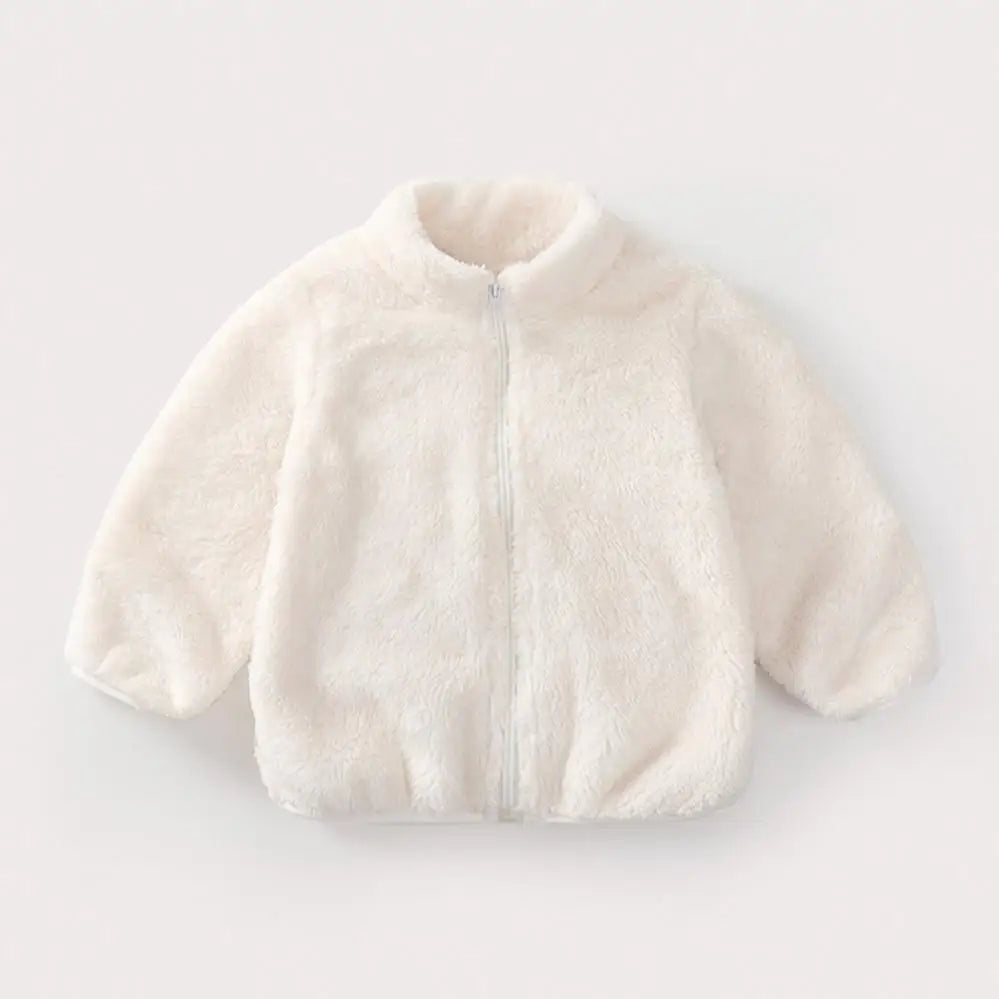 Soft Baby Bubble plush warm jacket for babies, cozy and adorable, perfect for chilly weather.