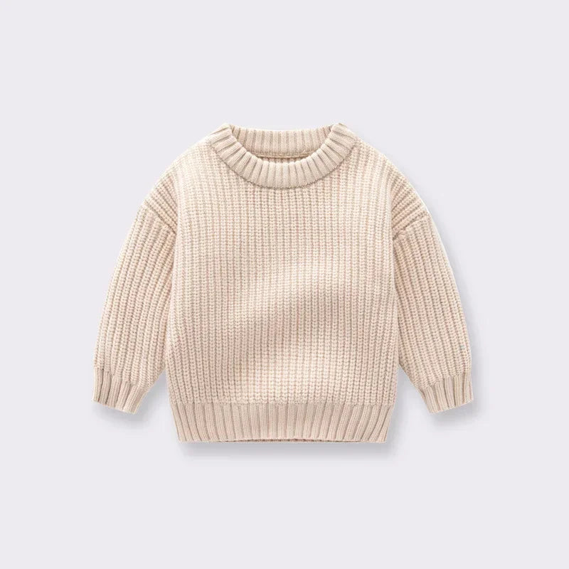 Baby Bubble CLO baby knit pullover sweater featuring soft, cozy knit fabric and a cute design for infants.