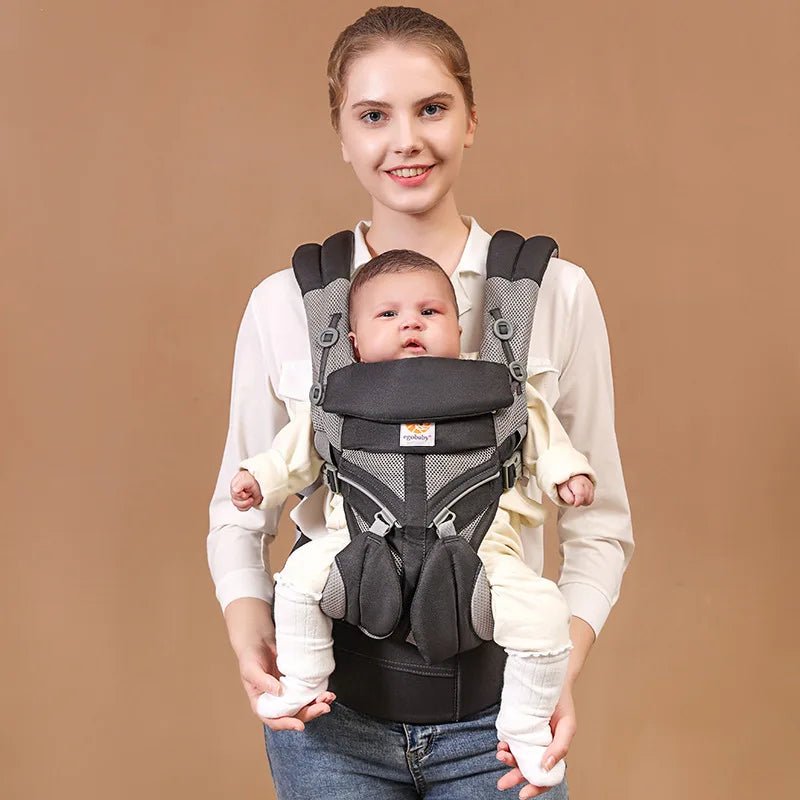 Ergonomic Baby Carrier with Hip Seat – Newborn to Toddler - Baby Bubble