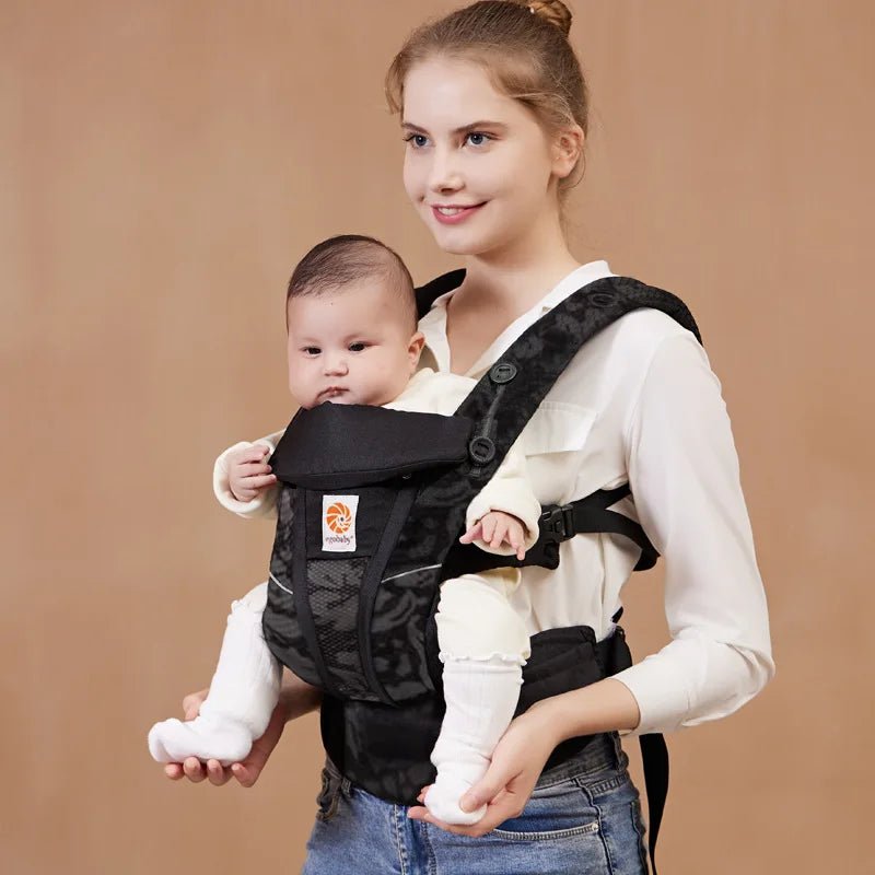 Ergonomic Baby Carrier with Hip Seat – Newborn to Toddler - Baby Bubble