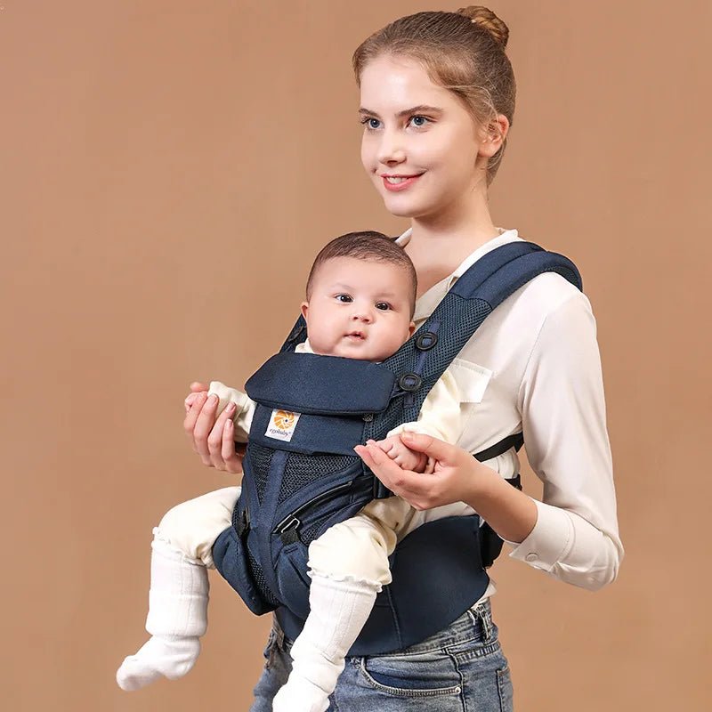 Ergonomic Baby Carrier with Hip Seat – Newborn to Toddler - Baby Bubble