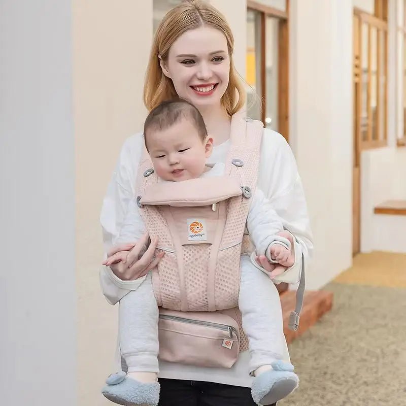Ergonomic Baby Carrier with Hip Seat – Newborn to Toddler - Baby Bubble
