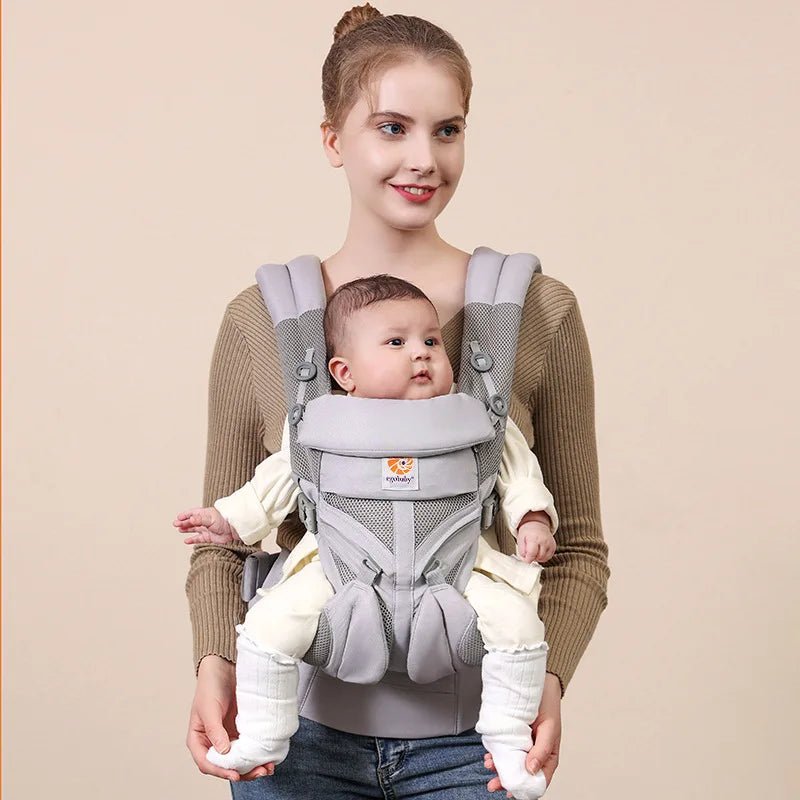 Ergonomic Baby Carrier with Hip Seat – Newborn to Toddler - Baby Bubble
