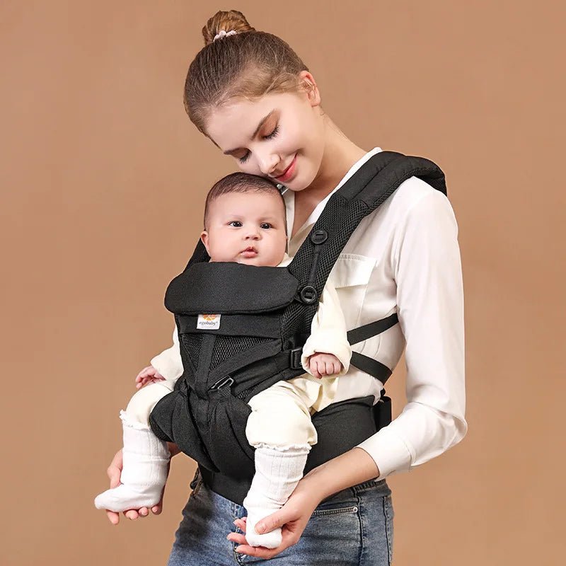 Ergonomic Baby Carrier with Hip Seat – Newborn to Toddler - Baby Bubble
