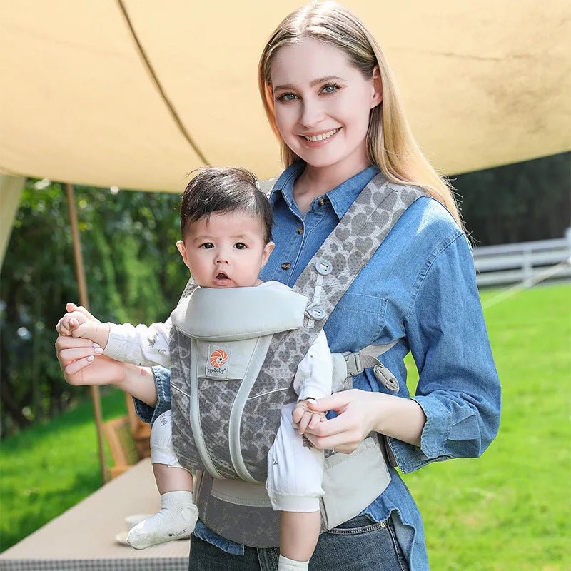 Ergonomic Baby Carrier with Hip Seat – Newborn to Toddler - Baby Bubble
