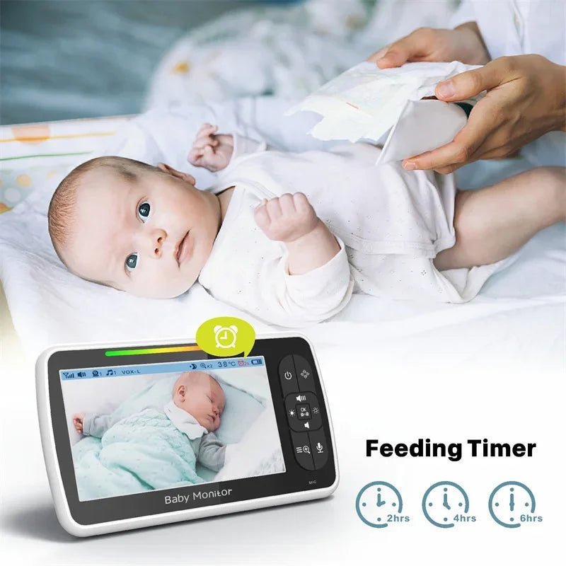 New Video Baby Monitor 5" HD - BabyStar™ - Baby Bubble