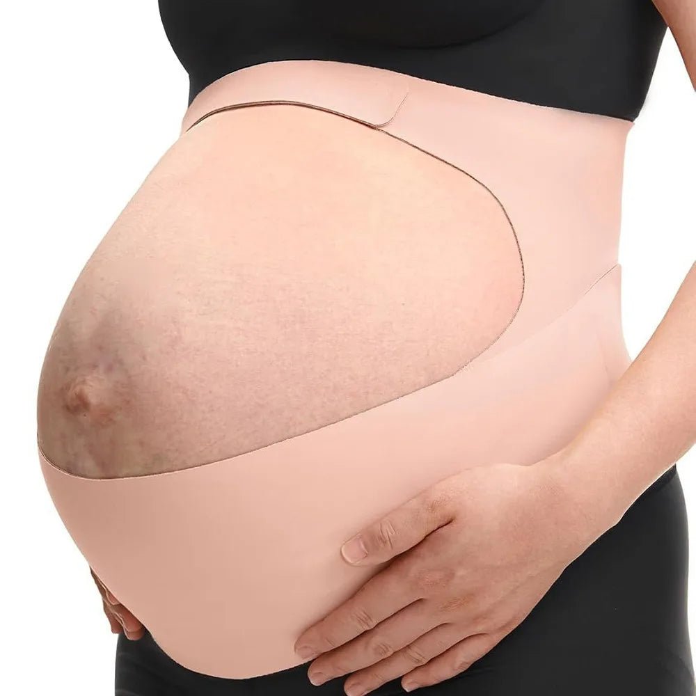 One - Piece Maternity Belt Waist Care Thin Pregnant Support Belly Band Adjustable Maternity Abdomen Brace Protector - Baby Bubble
