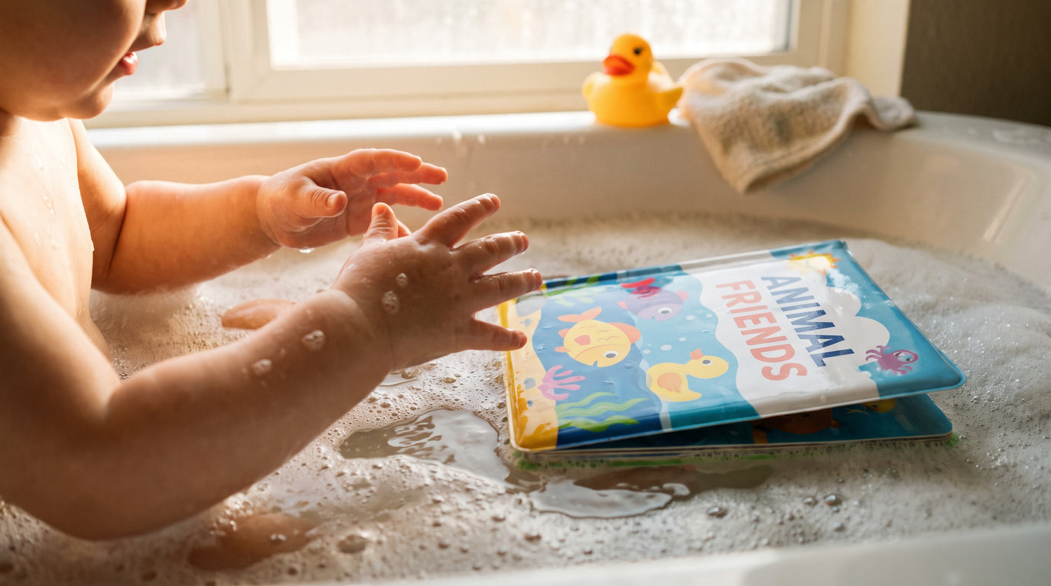 Baby Education Bath Book Review: Six Months of Splashy Storytelling