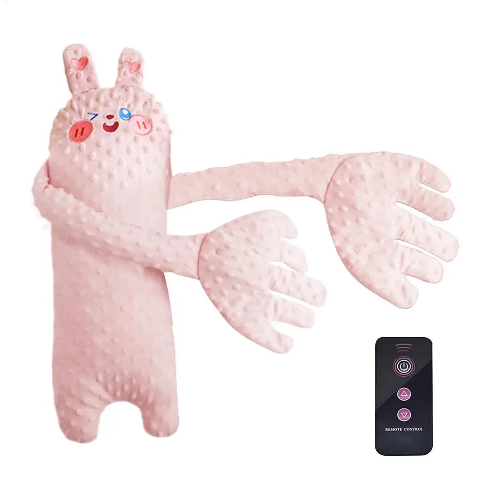Baby Bubble soothing bear sleep pillow with remote, soft plush design for calming infants and helping them sleep peacefully