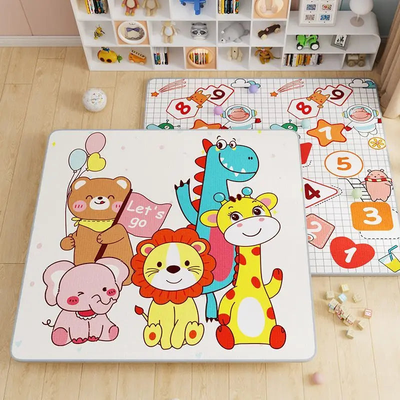 Baby Bubble thick 1cm EPE safety crawling rug, soft baby play mat with colorful patterns for crawling and tummy time.