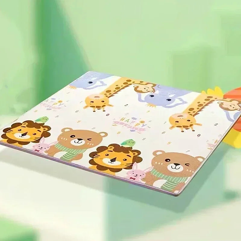 Baby Bubble thick 1cm EPE safety crawling baby play mat with colorful foam surface for safe, comfortable floor play.
