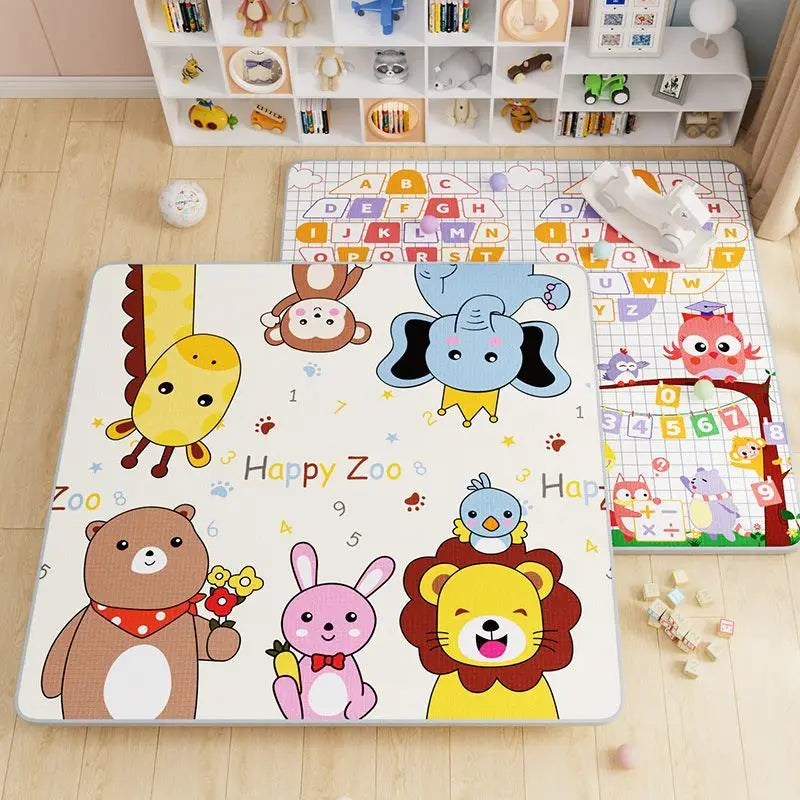 Baby Bubble thick 1cm EPE safety crawling baby play mat with colorful soft surface and padded edges for comfort and safety