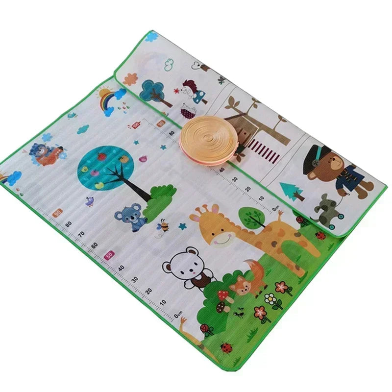 Baby Bubble thick 1cm EPE safety crawling mat with colorful soft surface, designed for baby's play and tummy time.
