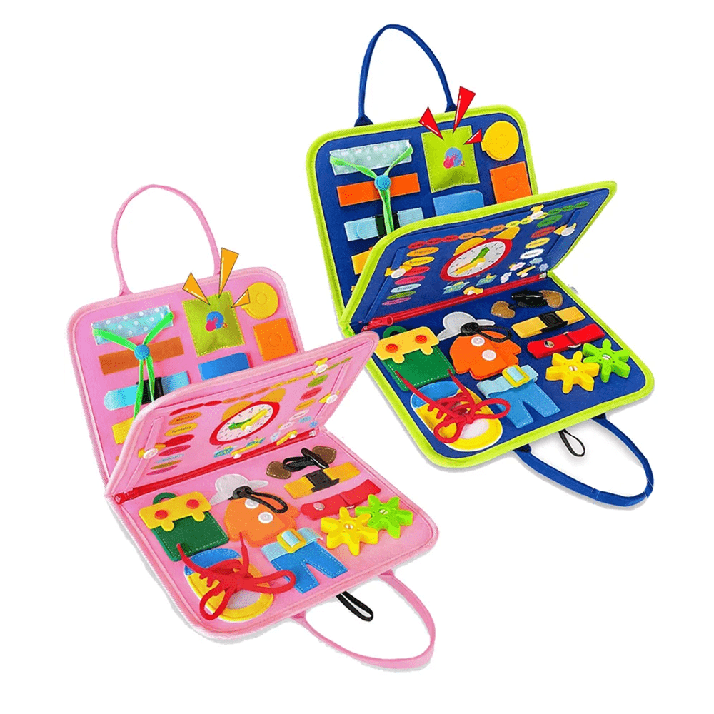 Montessori Busy Book – Educational Toy - Baby Bubble