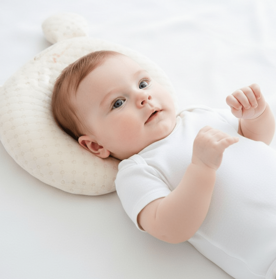 Baby Flat Head Pillow - Official SleepEasy™ - Baby Bubble